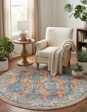 4' x 4' Lola Round Rug