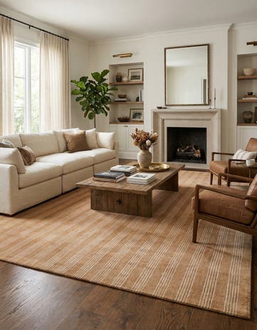 9' x 12' Jill Zarin Striped Wool Rug