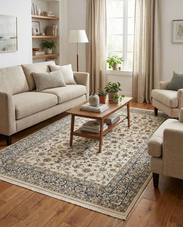5' 3 x 8' Nain Design Rug