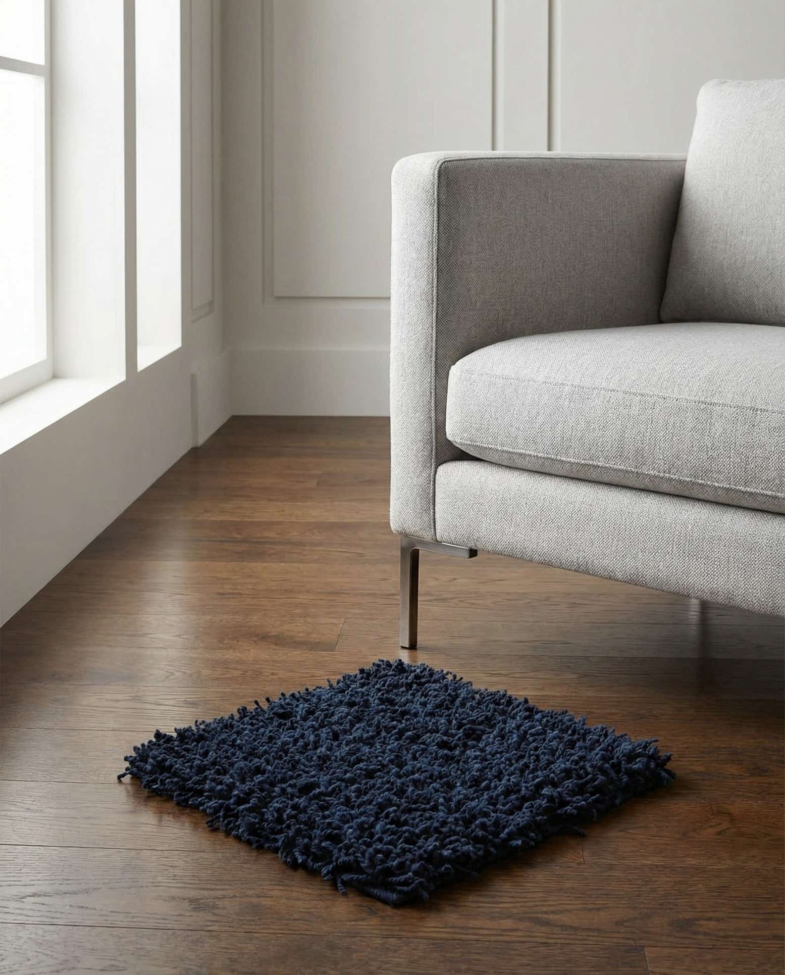 1' x 1' Solid Shag Sample Rug