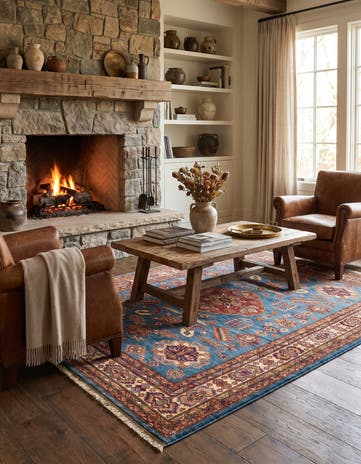 5' 2 x 7' 2 Hand Knotted Kazak Rug
