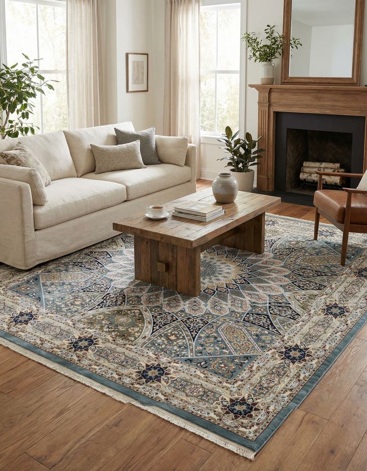 10' x 10' Nain Design Square Rug