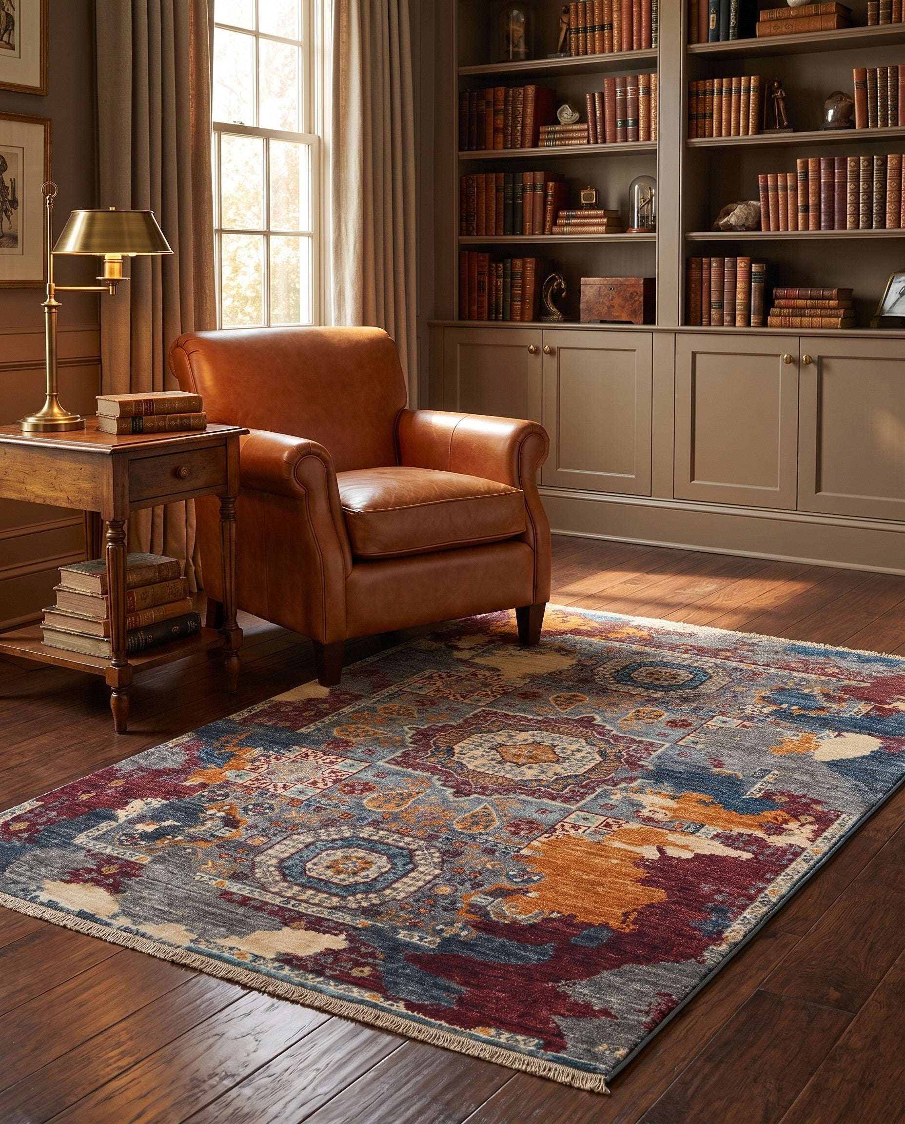 3' 3 x 4' 11 Hand Knotted Mamluk Ziegler Rug