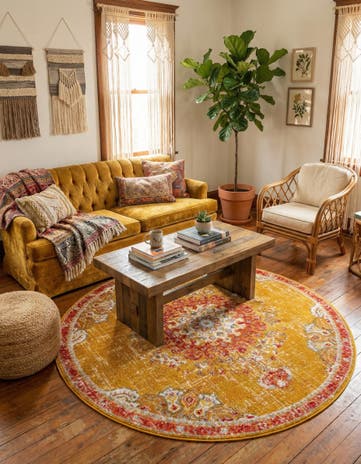 7' 10 x 7' 10 Madeline Round Rug