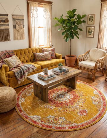7' 10 x 7' 10 Madeline Round Rug