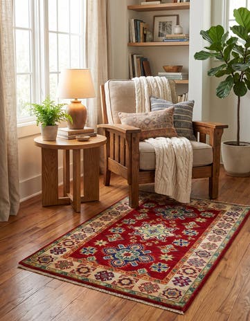 2' 8 x 4' 2 Hand Knotted Kazak Rug