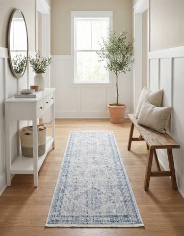 Gray Noble Runner Rug