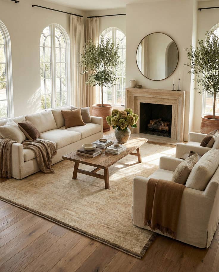 Detail image of 8' 11 x 12' Hand Knotted Oushak Wool Rug