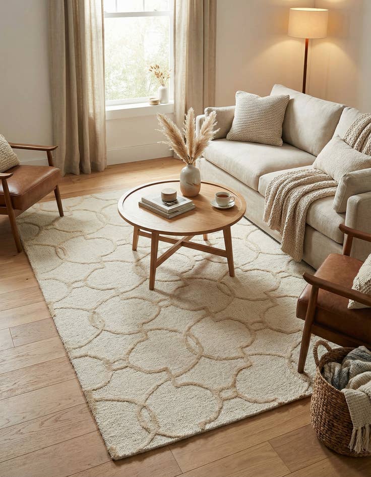 Detail image of 4' 1 x 6' Luna Rug