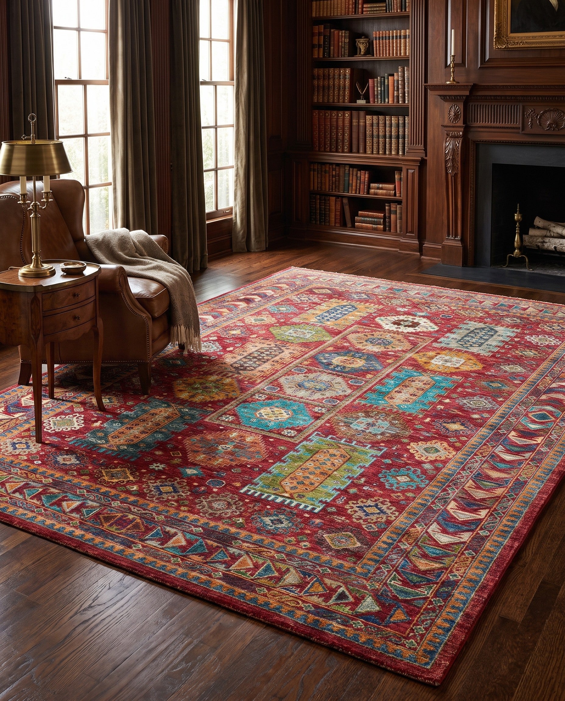 7' 1 x 9' 7 Hand Knotted Ariana Ziegler Rug
