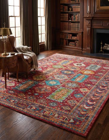 7' 1 x 9' 7 Hand Knotted Ariana Ziegler Rug