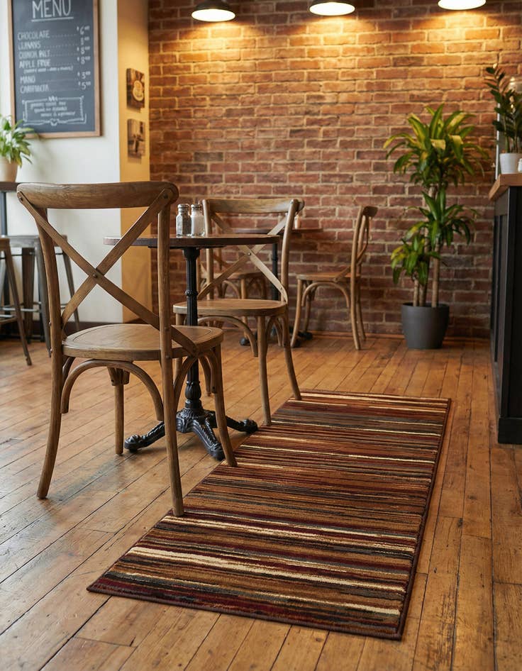 Detail image of 2' x 4' Coffee Shop Runner Rug