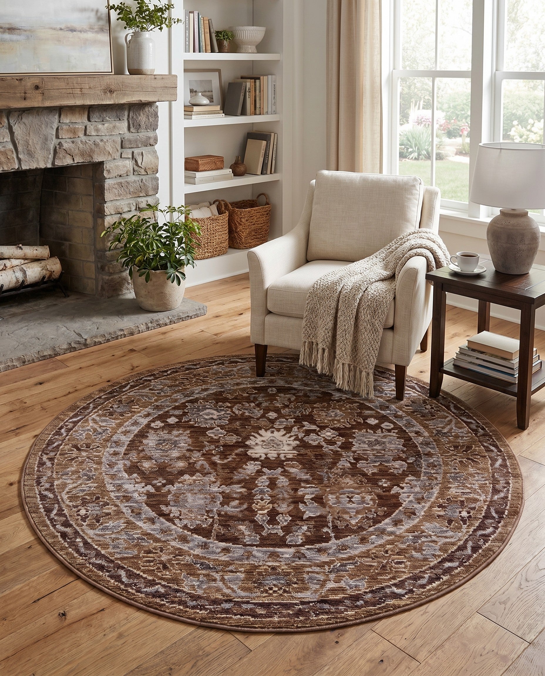 5' x 5' Grand Tradition Round Rug