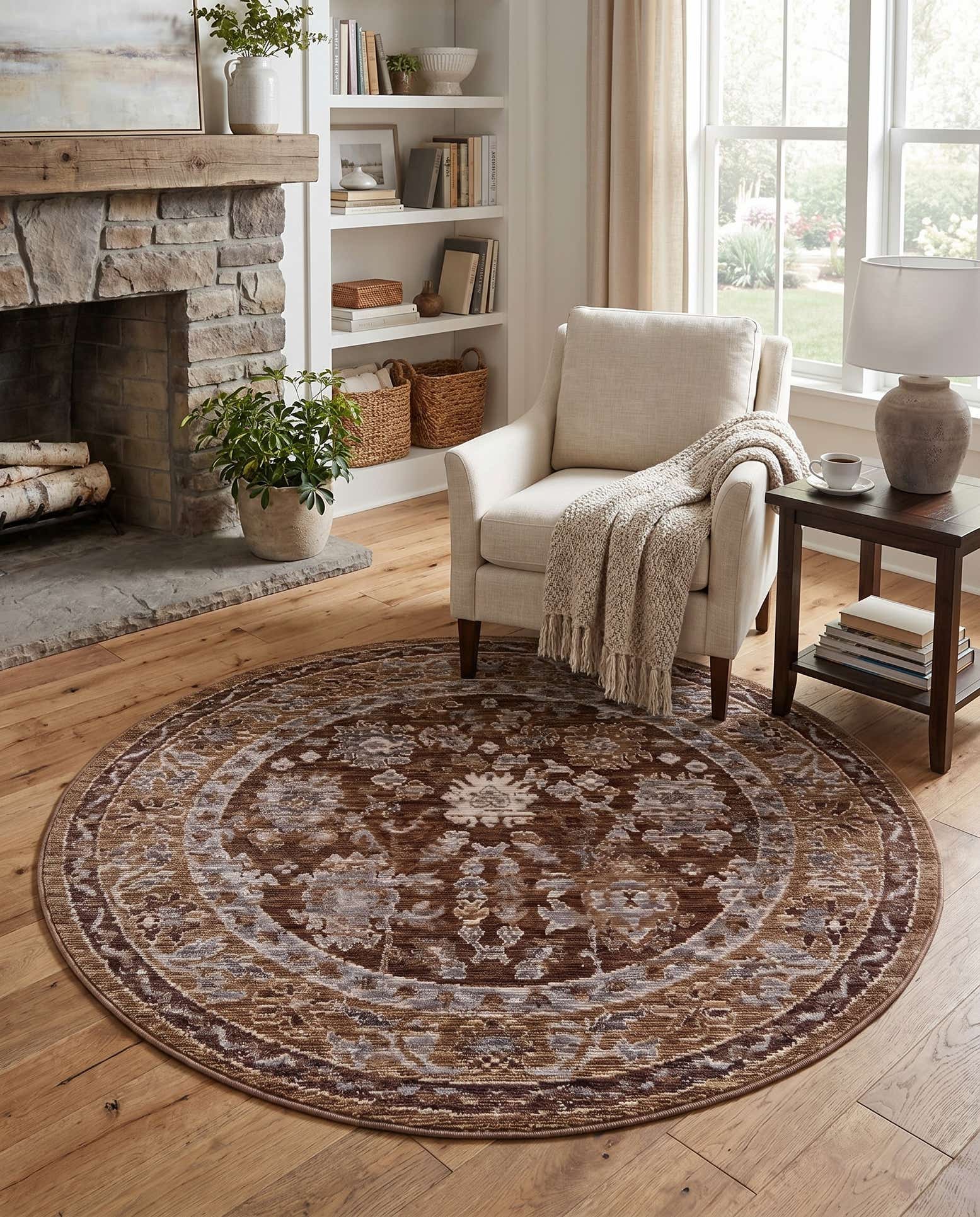 5' x 5' Grand Tradition Round Rug