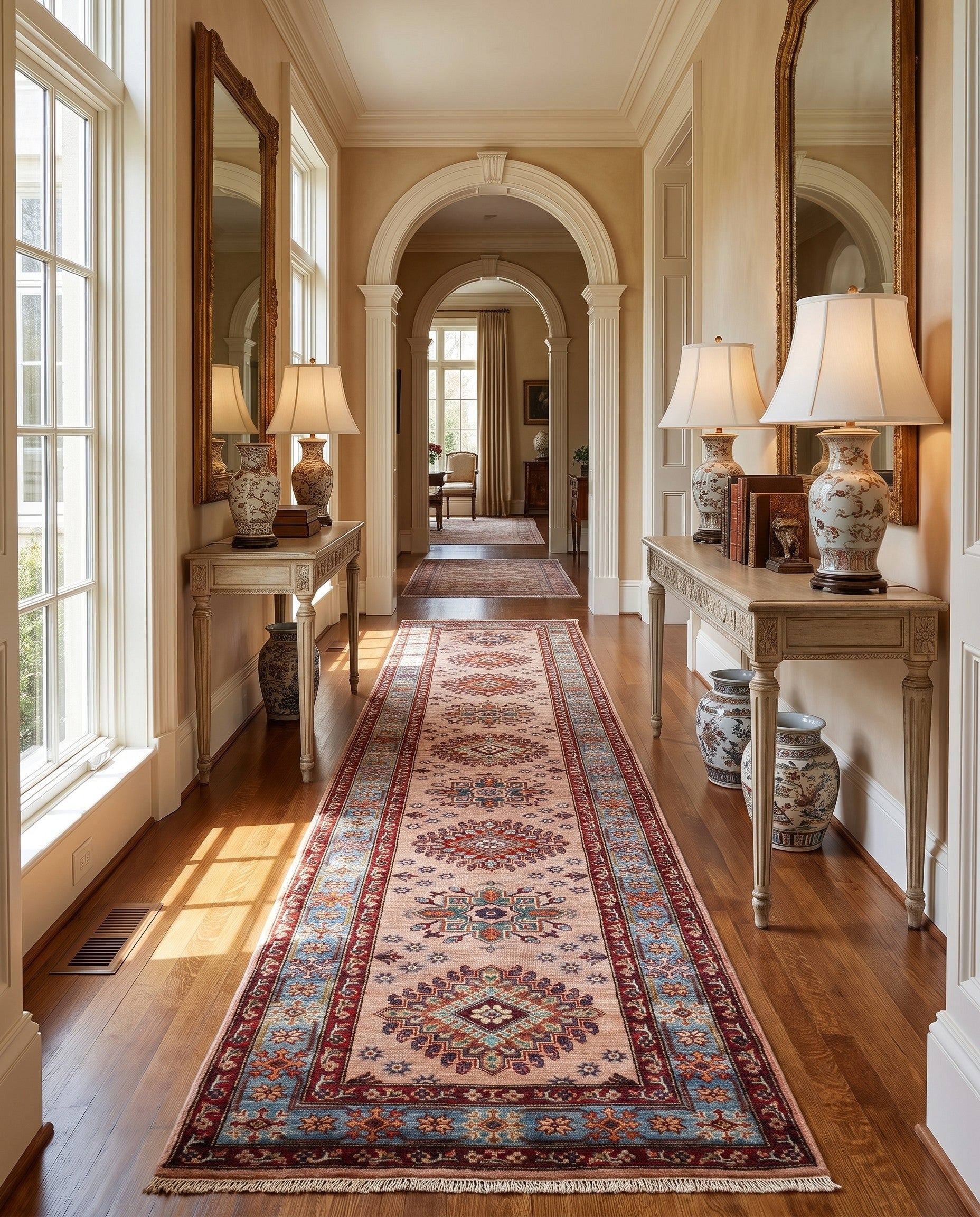 2' 9 x 10' 1 Hand Knotted Kazak Runner Rug