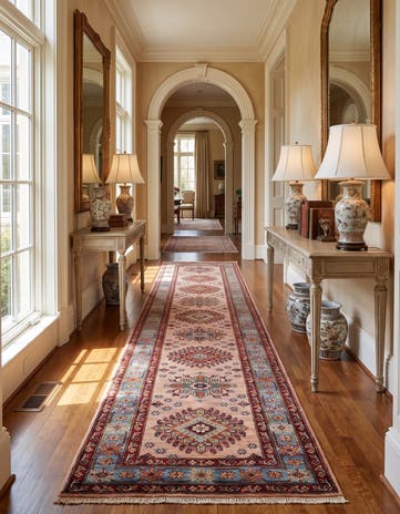 2' 9 x 10' 1 Hand Knotted Kazak Runner Rug