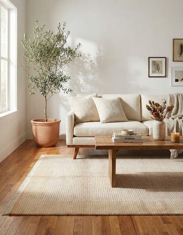 4' 10 x 6' 9 Hand Knotted Darya Wool Rug