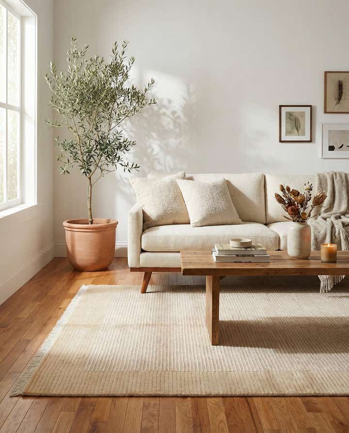 4' 10 x 6' 9 Hand Knotted Darya Wool Rug