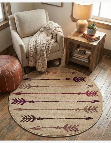3' x 3' Equinox Round Rug