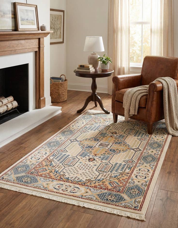 Detail image of 3' x 5' 3 Nain Design Rug