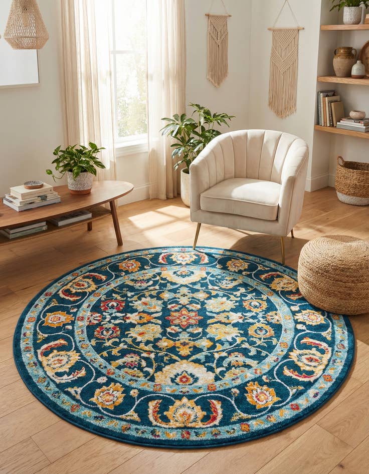 Detail image of 7' x 7' Aurelia Round Rug