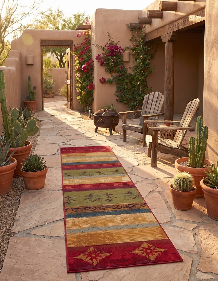 2' x 8' Easy-Clean Modern Indoor / Outdoor...
