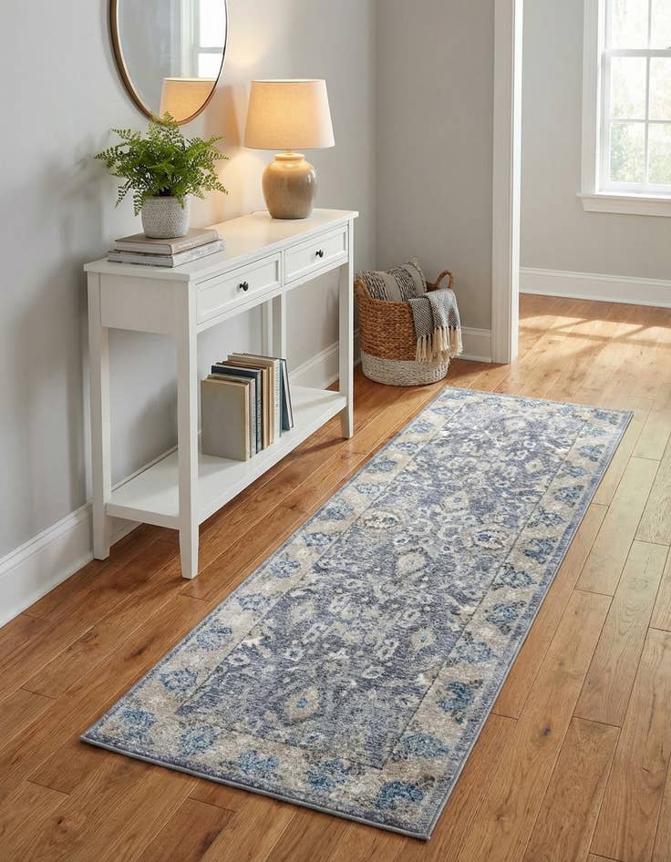 Detail image of 2' x 6' Viola Runner Rug