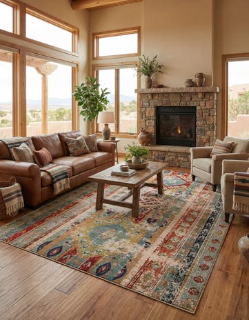 10' 6 x 16' 5 Washable Mesa Rug