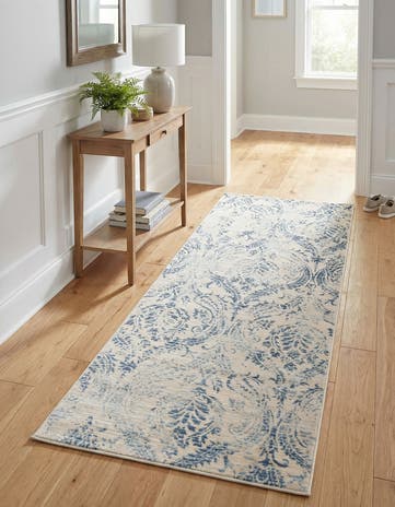 Blue Restoration Runner Rug