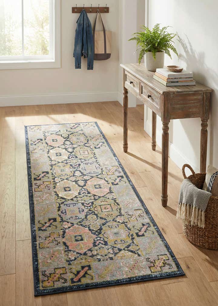 2' x 6' Kamala Washable Runner Rug