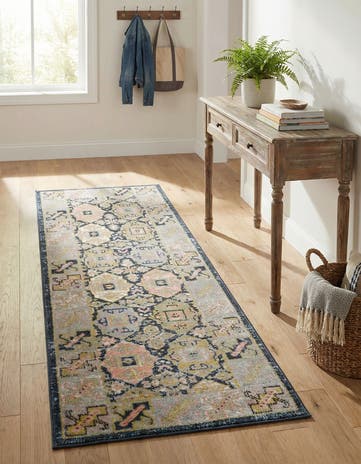 2' x 6' Kamala Washable Runner Rug