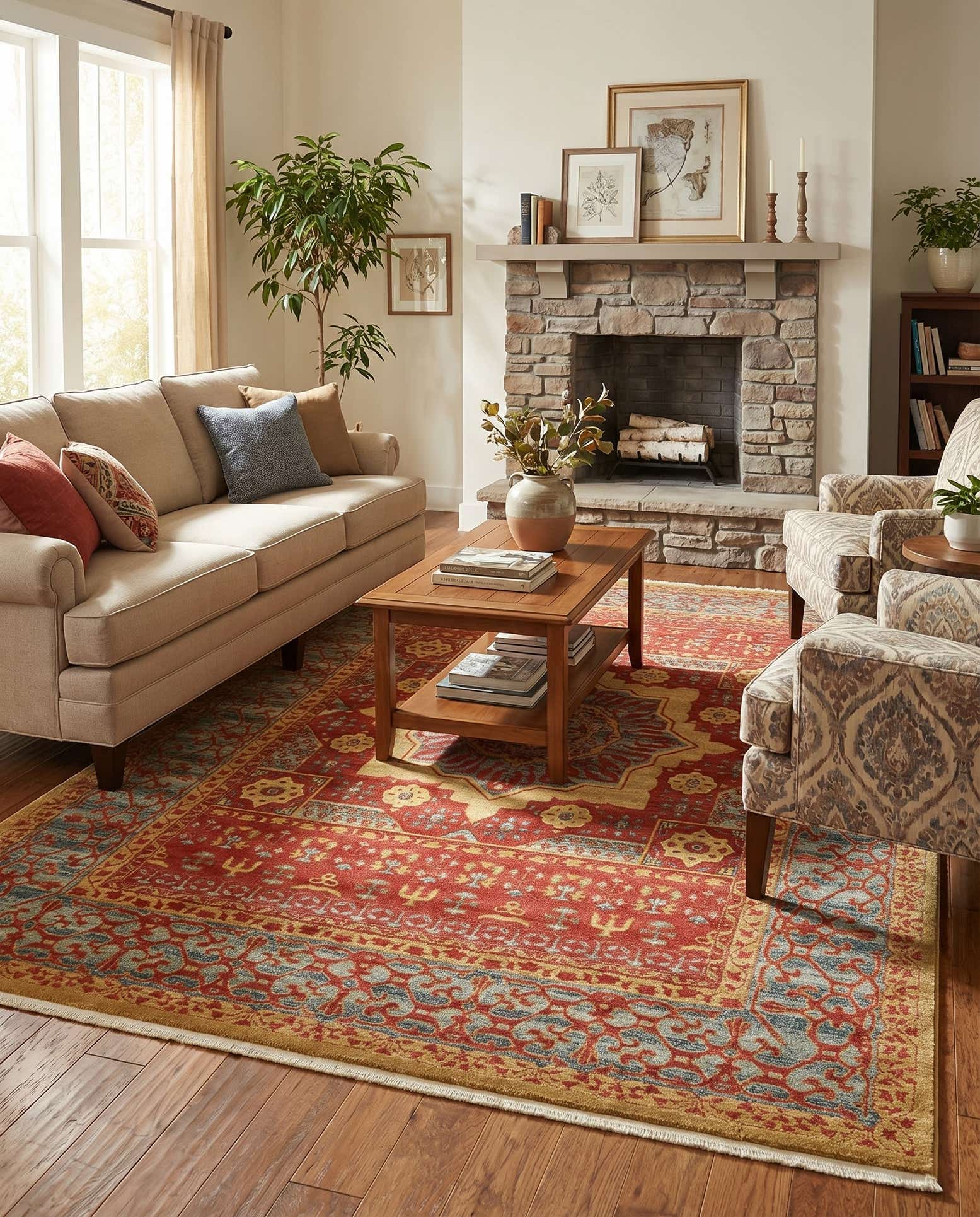 8' x 11' Mamluk Rug