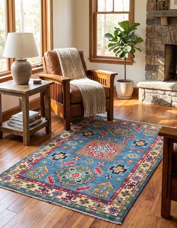 3' 3 x 5' 1 Hand Knotted Kazak Rug