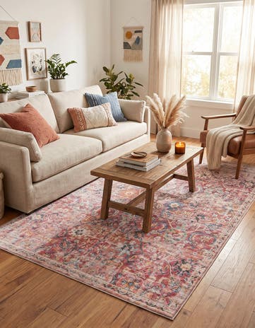 6' x 9' Washable Nostalgia Rug