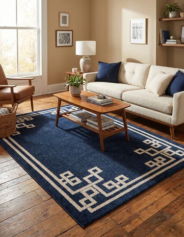 Dark Blue Hera Rug