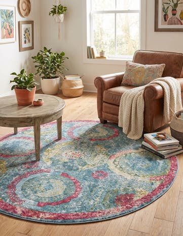 4' x 4' Havana Round Rug