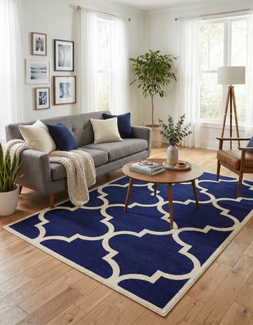 5' 3 x 8' Lattice Rug