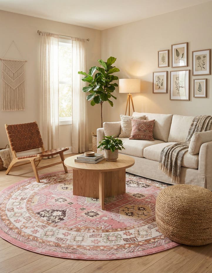 7' 10 x 7' 10 Aarhus Round Rug