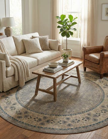 7' 3 x 7' 3 Viola Round Rug