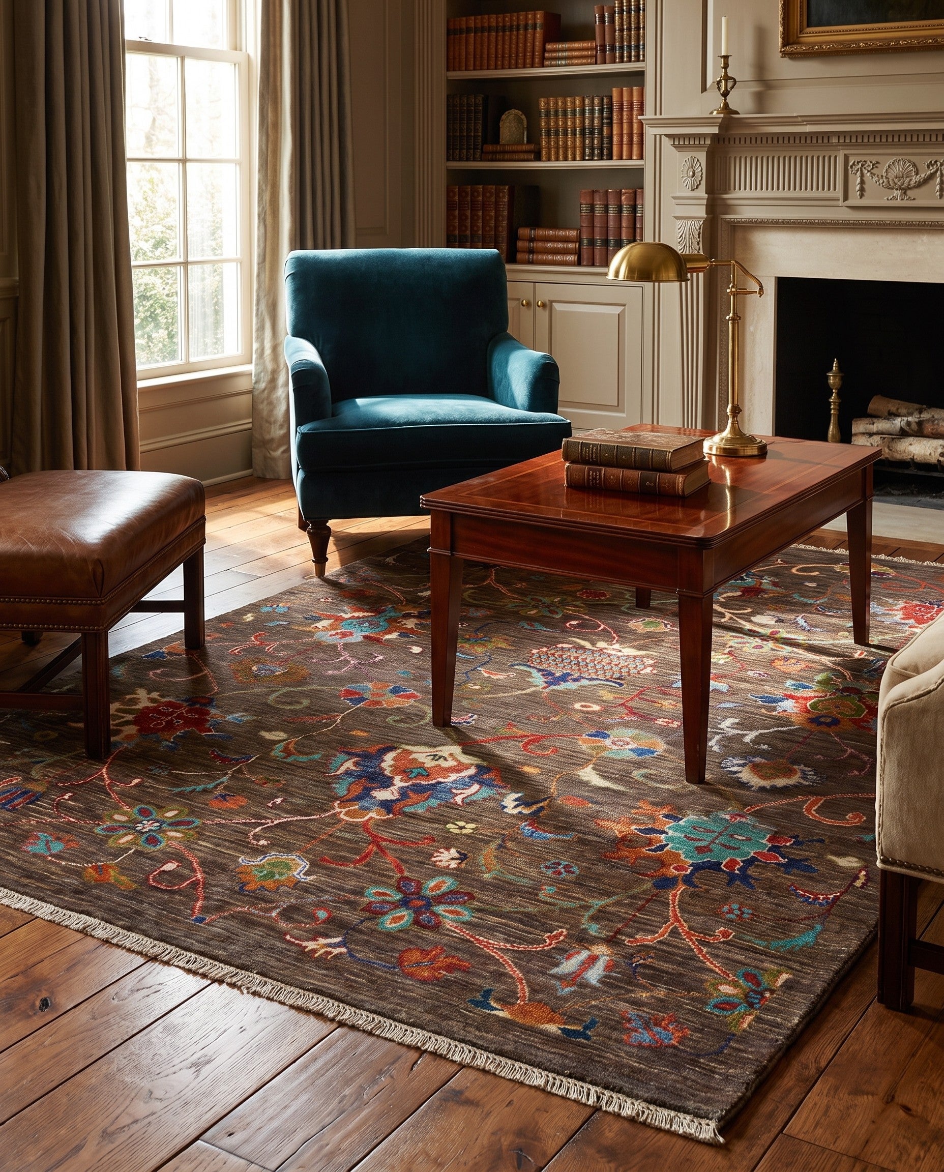 3' 10 x 5' 10 Hand Knotted Ariana Ziegler Rug