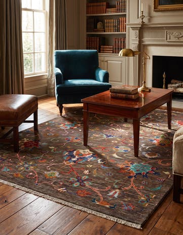 3' 10 x 5' 10 Hand Knotted Ariana Ziegler Rug