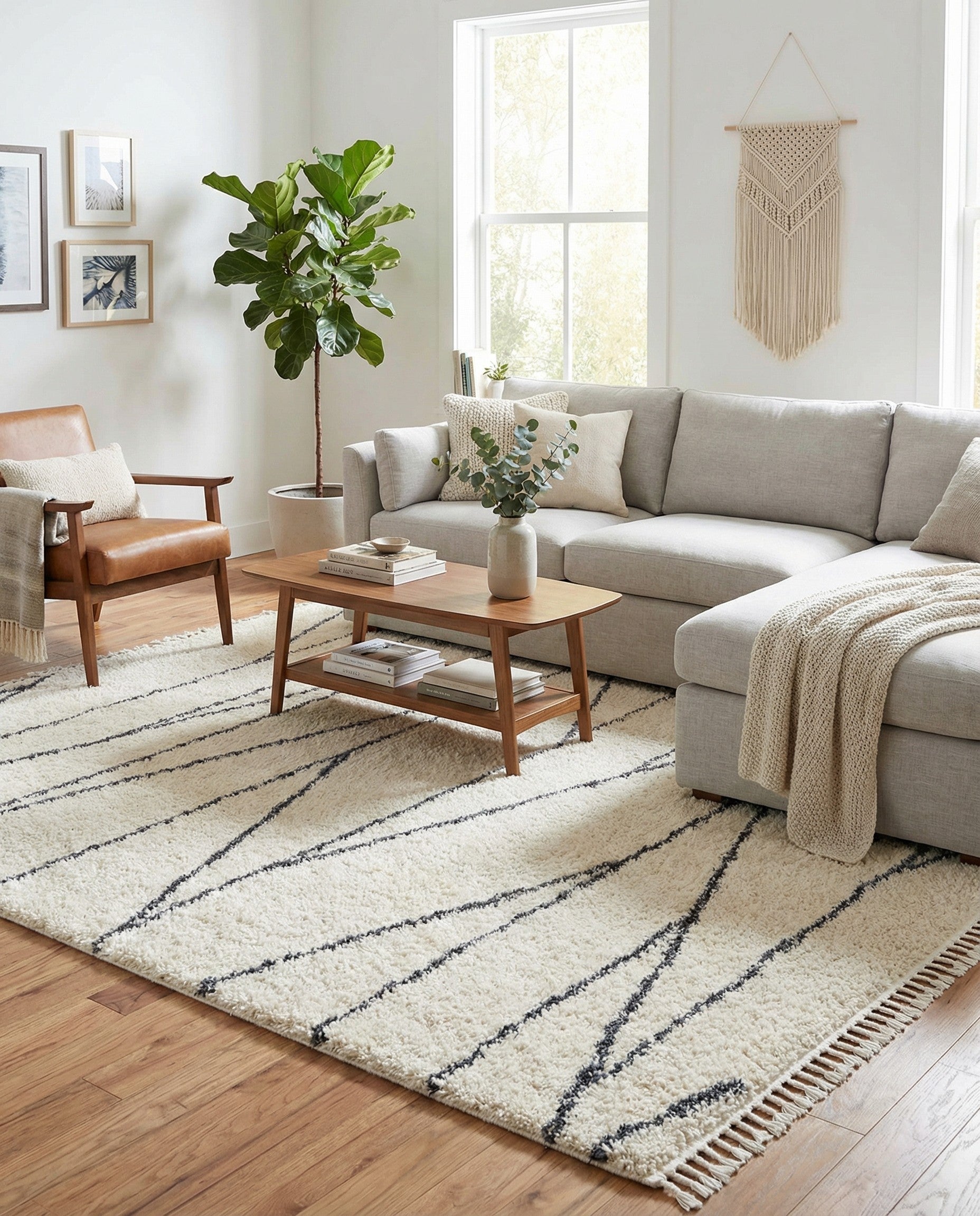 10' x 10' Serenity Shag Square Rug