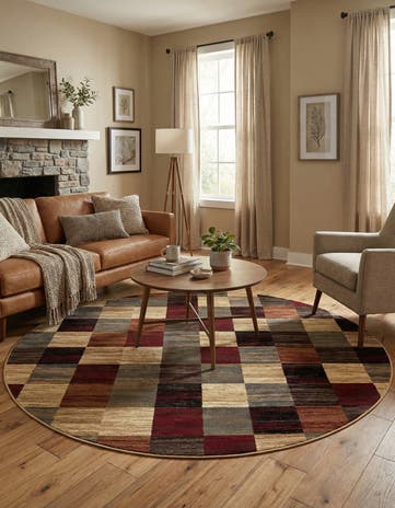 7' 10 x 7' 10 Cafe Round Rug