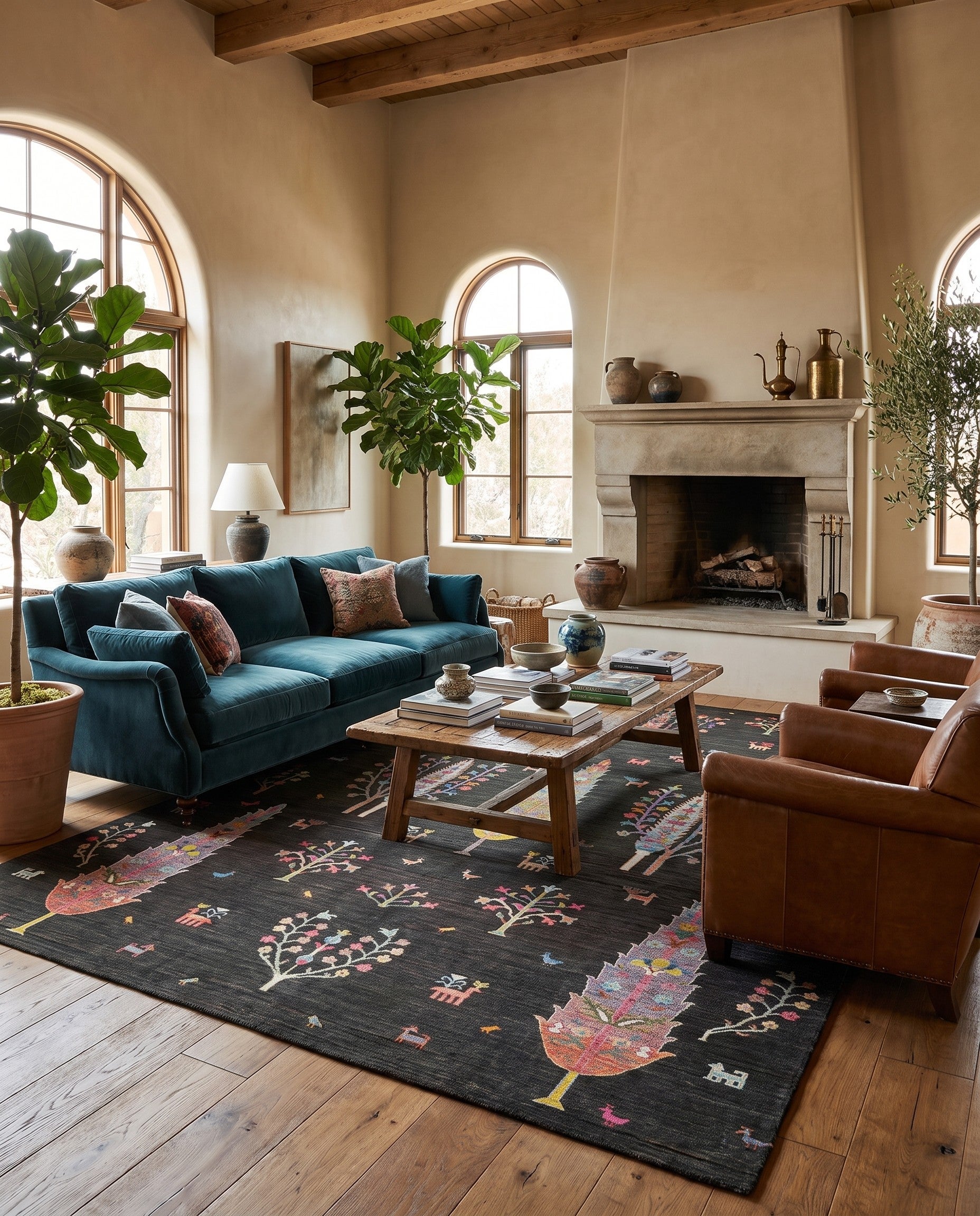 7' x 9' 11 Hand Knotted Ariana Ziegler Rug