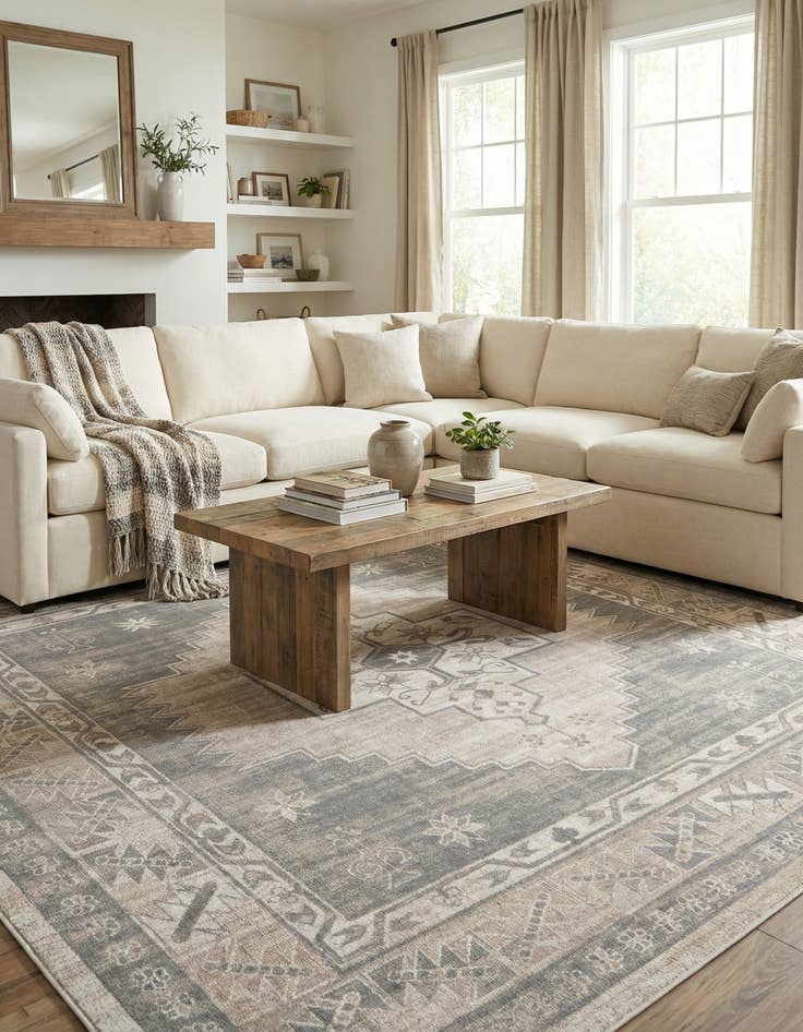 Detail image of  8' x 8' Whitney Square Rug