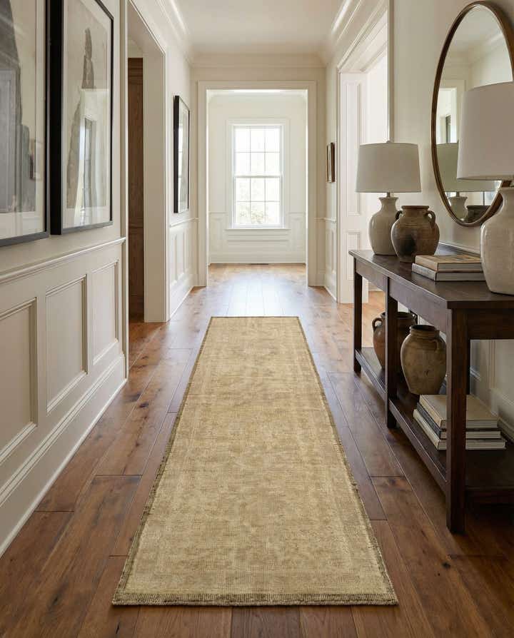 2' 9 x 10' 3 Hand Knotted Oushak Wool Runner Rug