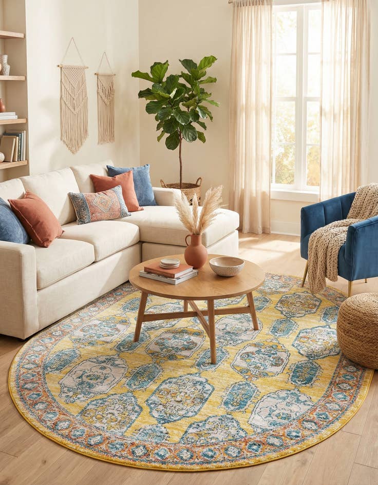 Detail image of 7' 10 x 10' 2 Lola Oval Rug