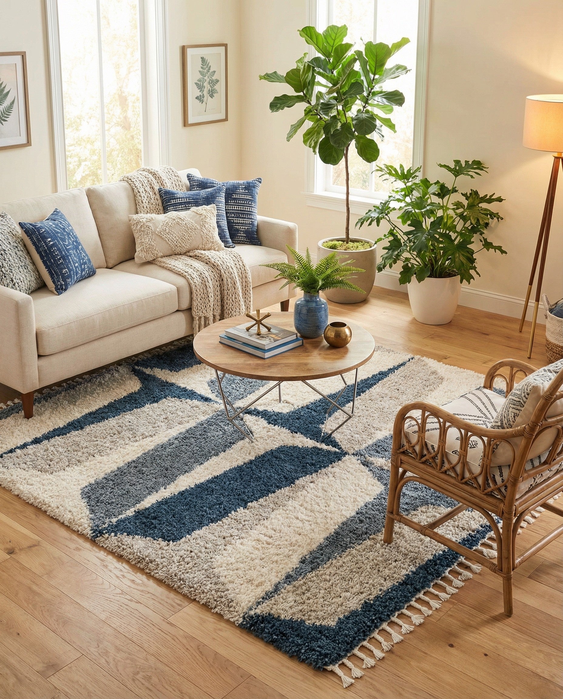 8' x 8' Lagom Shag Square Rug