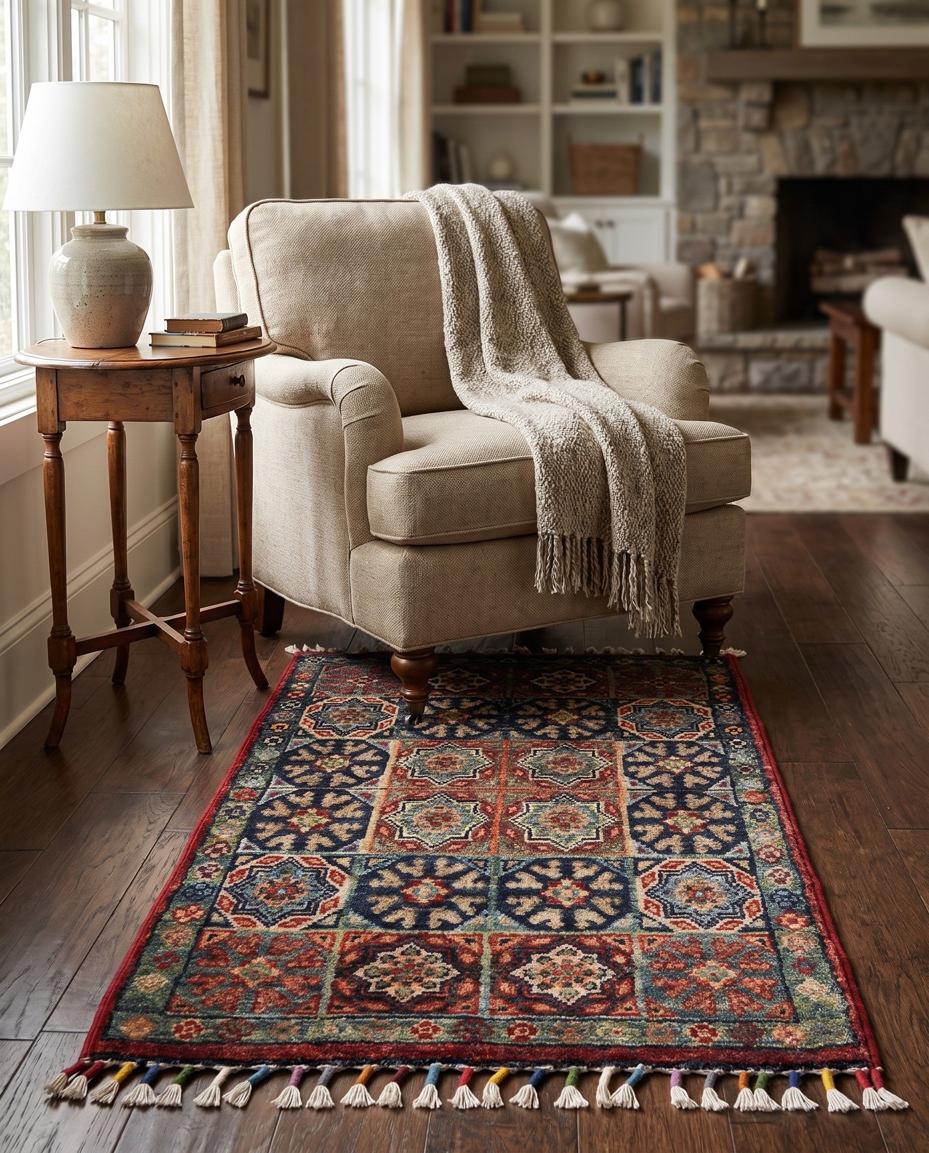 1' 8 x 3' 3 Hand Knotted Ariana Ziegler Rug