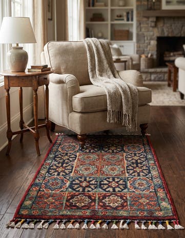 1' 8 x 3' 3 Hand Knotted Ariana Ziegler Rug